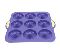 Pssopp 9 La Forme de Silicium Pęczkowa Empêche une Casserole Non Toxique pour les Beignets Qui Est Facile à Utiliser pour un Lave-vaisselle (bleu royal)