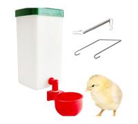 Pssopp Abreuvoir Automatique pour Poules, Gobelet D Eau pour Volaille 2 Pack 1 L for élevage de Poules (2PCS)