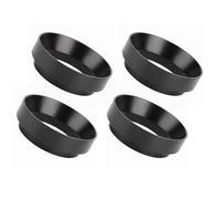 Pssopp Accessoires de Machine à Expresso 4 Pièces Entonnoir de Porte-filtre à café Magnétique, Anneaux de Dosage de café de Construction en Aluminium Robuste pour la Maison de Bureau Nan (58mm /