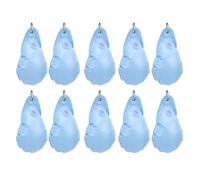 Pssopp Accessoires de Piscine Sacs à Eau en PVC Antigel Durables d'hiver avec Crochet pour Piscines Hors Sol Protection Hivernale 10 Pièces Poids de Couverture de, Poids de Couverture de (Bleu Ciel)