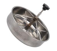 Pssopp Acier Inoxydable - TROGS TROUGHS Anti Rost Long Long Utry Organization Nourrir Un Trog pour L'élevage du Bétail (Petite Taille (21x17cm / 8,3x6,7 Pouces))