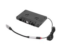 Pssopp Adaptateur Cassette de Voiture vers Auxiliaire, Câble en Nylon TPE de Type C avec Sortie Stéréo 4 Canaux, Connecteur plaqué Or 24 Carats, pour Téléphones, Lecteurs MP3 dans Les Voitures