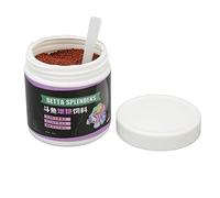 Pssopp Amélioration de la Couleur Nutritive Betta Fish Food Salthy Small Fish Alimentation 2,1oz pour Les Amateurs D'aquarium