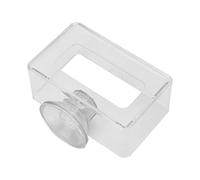 Pssopp Anneau d'alimentation en Acrylique Anti-Flottant pour Poissons, Distributeur de Nourriture pour Poissons avec Ventouses pour Aquarium, Contrôle de L'alimentation des (Petite Taille 6 * 10cm)