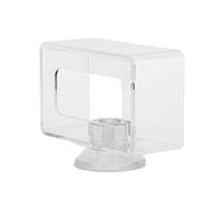 Pssopp Anneau d'alimentation en Acrylique Anti-Flottant pour Poissons, Distributeur de Nourriture pour Poissons avec Ventouses pour Aquarium, Contrôle de L'alimentation des (Grande Taille 10 * 16cm)