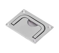 Pssopp Anneaux de Retenue Anneau de Bateau pour Trappe de Levage, Couvercle de Trou d'homme au Sol pour Porte d'accès Marin avec Vis de Montage pour Porte de Console Centrale de Meubles de Maison