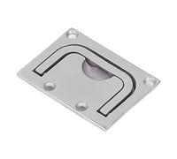 Pssopp Anneaux de Retenue Anneau de Bateau pour Trappe de Levage, Couvercle de Trou d'homme au Sol pour Porte d'accès Marin avec Vis de Montage pour Porte de Console Centrale de Meubles de Maison