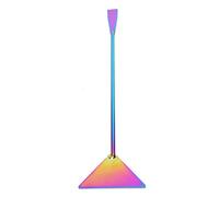 Pssopp Aplatisseur de Sable D'aquarium 32 Cm, Spatule de Substrat en Acier | Outil pour Plantes D'aquarium à Double Tête, Niveleur de Substrat en Métal Résistant à la Rouille, Créateur de Pente et de