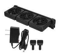 Pssopp Aquarium Refroidisseur Ventilateur, Suspendre Mini Ystème De Refroidissement à Deux Vitesses Réglable pour Aquarium Fish Tank Réservoir De Poisson(EU)