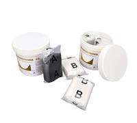 Pssopp Argile de Sculpture Auto-durcissante, 2 Parties A&B 500 G Chacune