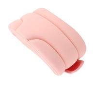 Pssopp Attelle de Soutien du Cou pour Collier Cervical, pour Dormir, en Voyage et au Bureau, avec Housse Amovible Respirante et Réglable pour Soulager les Douleurs Cervicales et le (PINK)