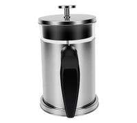 Pssopp Autres Outils et Accessoires à café, Presse à café en Acier Inoxydable de 800 Ml, Cafetière Française Portable pour le thé, la Maison, la Cuisine, le Camping, les Voyages, la Presse (SILVER