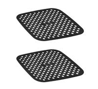 Pssopp Autres Outils et Accessoires de Cuisson Doublures de Friteuse à Air Carrées, Tolérantes à la Chaleur 230 ° C 2PCS 8,66 Pouces Doublures de Friteuse à Air Carrées Réutilisables Réutilisables