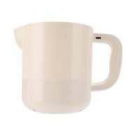 Pssopp Batteur à Oeufs Automatique ABS avec Bol de Mélange de 1 L, Plaque Filtrante Intégrée pour les Cuisiniers à Domicile, Cuisson, Mélange d'œufs, Pâte, Agitation du Riz, Lavage