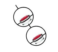 Pssopp Belle Mangeoire Circulaire à Suspendre pour Colibris, Matériau Métallique, Attire Plus d'oiseaux, Facile à Nettoyer, Parfaite pour la Cour et Le Jardin. (2 pièces)