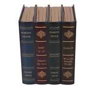 Pssopp Bibelot de Livre, Fonction de Stockage de BoîTe de Livre DéCorative DéCoration D'éTagèRe de Bureau BoîTe de Rangement de Faux Livre DéCorative Vintage (Grand)