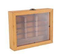 Pssopp Bibliothèque 1 Pièce, Boîtes Décoratives, Armoire en Bois Faite à la Main Favorisant la Relaxation et la Pleine Conscience pour Cadeau de Maison de Poupée (Bibliothèque + Mini Livres)