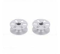 Pssopp Bobines en Aluminium de 26 Mm, Bobines de Machine à Coudre Industrielle en Métal pour Machine à Coudre avec Remplacement de Conception de Ventilation à 6 Trous pour Durkopp