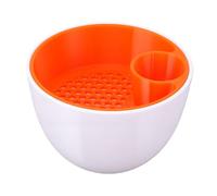 Pssopp Bol à Pistaches Double Couche avec Rangement pour Coques, Coupe à Snacks avec Compartiment pour Déchets for Maison, Salon, Cuisine