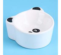 Pssopp Bol en Céramique pour Hamster, Forme d'animal Mignon, Petit Plat d'alimentation Facile à Nettoyer pour Gerbilles, Souris et Cochons 'Inde, Diamètre 7 Cm (Panda)