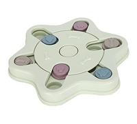 Pssopp Bol Interactif à Alimentation Lente pour Chien et Chat avec Déflecteurs Mobiles et Base Antidérapante pour Favoriser Une Alimentation Saine et Une Stimulation Mentale (étoile)