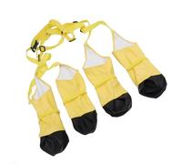 Pssopp Bottes à Suspense de Chien, Imperméabilisation Anti-Leggings de Bottes de Chien Glissant avec Bracelet Auxiliaire pour Chiens Marche Extérieure (S)