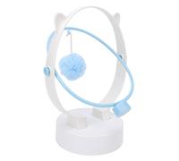 Pssopp Boule de Jouet Interactive pour Chat, avec Cloche, Distributeur de Friandises à Mouvement Perpétuel, pour Chats D'intérieur, Chaton, Exercice Amusant