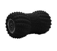 Pssopp Boule de Massage électrique aux Cacahuètes, Rouleau de Balle de Yoga en Plastique avec Système Sonore intégré, équipement de Relaxation Musculaire Rechargeable de 800 MAh pour les (BLACK)