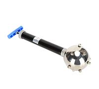 Pssopp Boule D'expérimentation de Physique, Outil Pédagogique de Démonstration de Pression Liquide en Fer Creux Portatif avec Piston en Caoutchouc pour L'apprentissage en Classe de