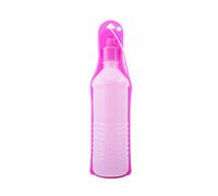 Pssopp Bouteille d'eau de Voyage pour Chien, Chat, Chiot, 250 ML, 500 ML, Fontaine à Boire Portable avec Bol Pliable pour la Marche, la Randonnée, Le Camping, la Plage (500ML)