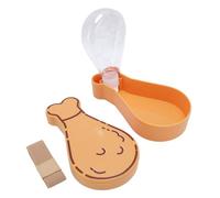 Pssopp Bouteille d'eau Portable pour Chien, Bouteille d'eau Pliable en ABS avec Conception étanche, Utilisation à Une Main et Grande capacité, Bol 'Eau de Voyage pour Les Randonnées à Pied
