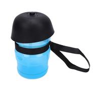 Pssopp Bouteille d'eau Portable pour Chien, Conception étanche avec Bol Pliable, Système d'hydratation de Voyage de 16 Oz pour Petits Chiens et Chats (Blue)