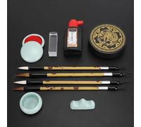Pssopp Brosser la Caligraphie Ensemble Pratique Complet Facile à Utiliser pour les Cours de Formation de Calligraphie pour les Amateurs D'écriture