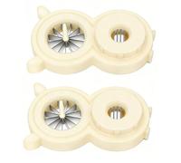 Pssopp Broyeur D'oignons Verts, oignons Verts, Trancheuse D'oignons, Trancheuse de Précision à 12 Lames en Acier Inoxydable, Coussinet de Pied Antidérapant, Conception (Broyeur 2 en
