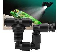 Pssopp Brumisateur Système de Refroidissement pour Aquarium Reptiles Création de Forêt Tropicale Noir