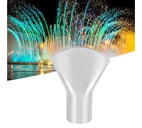 Pssopp Buse de Fontaine à Ventilateur Directionnel, plaqué Cuivre, Hauteur de Pulvérisation élevée, Tête de Pulvérisation de Paysage Durable pour Spa et Piscine (1,5 pouces dn40)