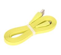 Pssopp Câble de Chargement USB de Remplacement Cordon de Chargeur Micro USB 1,2 M PVC A vers Micro pour Haut-parleurs Boom Megaboom Charge Quotidienne de Voyage à Domicile (jaune fluo)