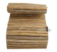 Pssopp Cachette en Bois à Suspendre pour Lapins, Bois de Pommier avec Tunnel pour Petits Animaux de Compagnie, Bien ventilé pour Lapins et Cochons d'Inde