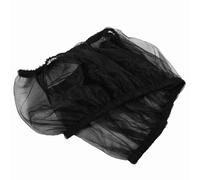 Pssopp Cage à Oiseaux Attrape-graines, Couverture en de Nylon Réglable de 52 à 98.4 Pouces pour Perroquets et Petits Animaux de Compagnie, Douce et Respirante (Black)