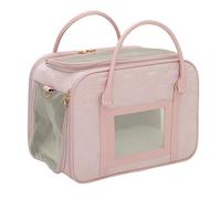 Pssopp Cages pour Chats 16,34 X 11,42 X 9,45 Pouces Sac de Transport Pliable et Respirant pour Animaux de Compagnie, Sac de Voyage Pliable pour Chiots de Taille Moyenne et Petite, Chaton, Extérieur,