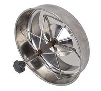 Pssopp Capacité de Porc en Acier Inoxydable Capacité à Creux Multiples Positions Outil d'alimentation pour Les Bovins, 201 Matériau en Acier Inoxydable (Grande Taille (24x18,5 cm / 9,4 x 7,3 Pouces))