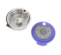 Pssopp Capsule de café Réutilisable, Dosette de café Rechargeable PP SUS pour une Force et une Saveur Personnalisées, Conception Facile à Nettoyer, pour les Amateurs de de Voyage au Bureau à Domicile