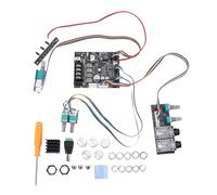 Pssopp Carte D'amplificateur Bluetooth, Module d'alimentation Stéréo de 2,0 Canaux 50W et 50W avec Entrée Mic USB AUX pour Le Haut-Parleur Audio et L'utilisation du Système PA