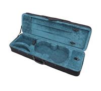 Pssopp Case de Violon Boîtier de Voyage en Violon s'adapte à 1/2 Taille Oxford Tissu Choc Absorbant la Mousse Velvet Doubluer Les Bretelles Réglables Plusieurs Poches avec Une Poignée de Poignée