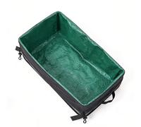 Pssopp Cat Daily Necessities 47x37x17cm Bac à Litière Pliable Portable Bac à Litière de Voyage pour Chat Anti-Fuite pour Extérieur Hôtel Camping Avion Voyage sur Route à de pour Chat, pour (Black)