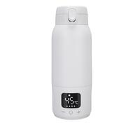 Pssopp Chauffe-lait Portable sans Fil, Bouilloire électrique en Acier Inoxydable de 500ml, Chauffage Rapide pour les Voyages et les Besoins Extérieurs de bébé