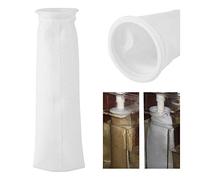 Pssopp Chaussettes filtrantes pour aquarium, anneau de 10,2 cm par 40 cm de long, réutilisable, avec support