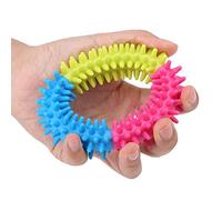 Pssopp Chiens Jouets à mâcher, Anneau en épine de Chien Multicolore Mignon Chiens mâcher Jouets Non-Toxique en Caoutchouc Chiot Jouets de Dentition Petit Chien Dents Nettoyage