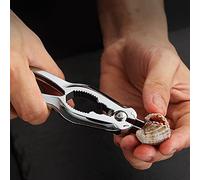 Pssopp Ciseaux à Fruits de Mer Craquelins de Crabe, Ouvre-palourde Multifonctionnel en Alliage de Zinc pour les Amateurs de Crustacés en Cuisine