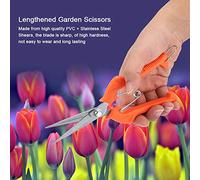 Pssopp Ciseaux de Taille, Outil de Jardin en Acier Inoxydable PVC, Poignée Ergonomique pour Couper les Fruits et Légumes